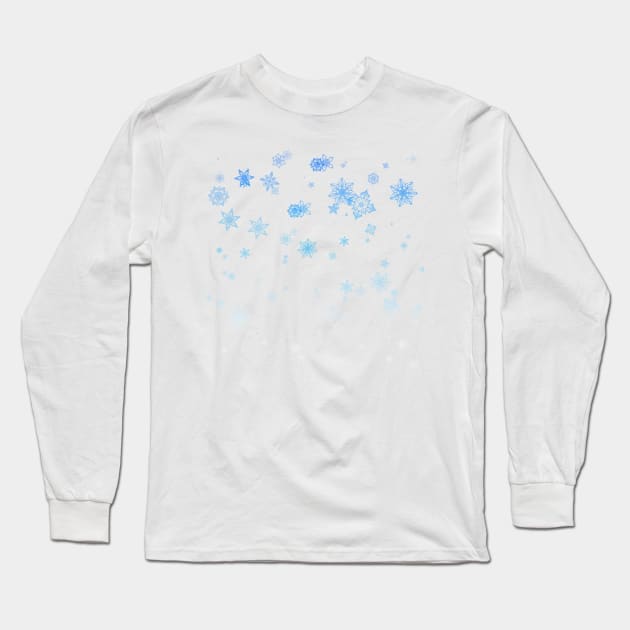 Snowflake Pattern Long Sleeve T-Shirt by LaurenPatrick